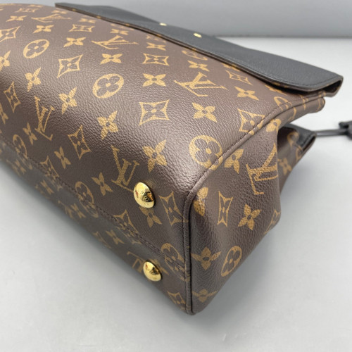 Louis Vuitton Venus Handbag Monogram Brown Black