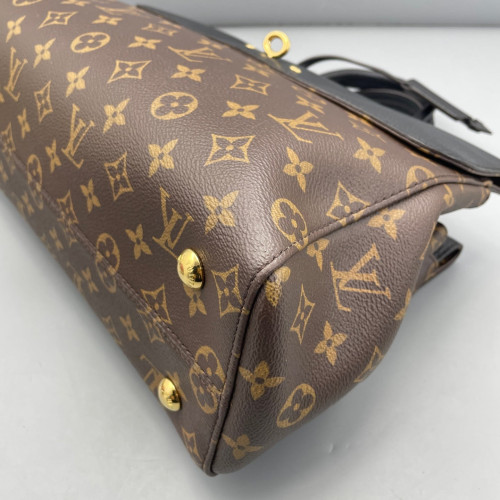 Louis Vuitton Venus Handbag Monogram Brown Black