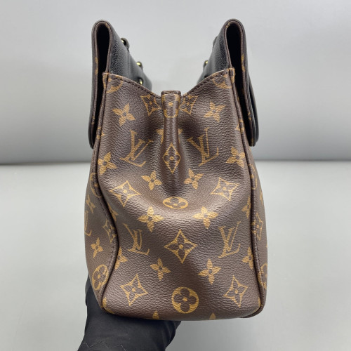 Louis Vuitton Venus Handbag Monogram Brown Black
