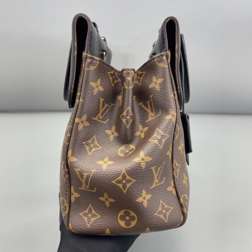 Louis Vuitton Venus Handbag Monogram Brown Black