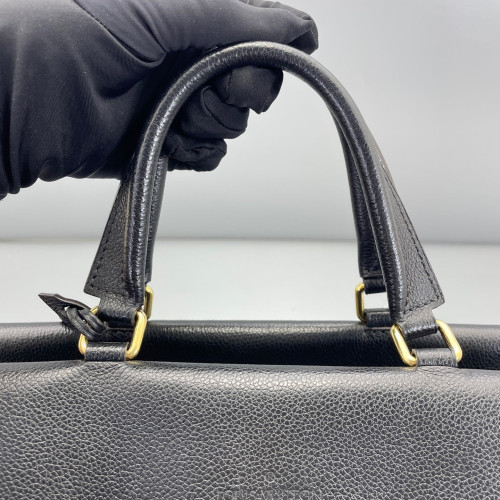Louis Vuitton Venus Handbag Monogram Brown Black
