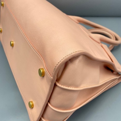 Yves Saint Laurent Medium Sac De Jour Calfskin Pink