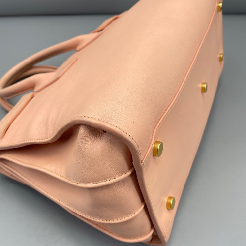 Yves Saint Laurent Medium Sac De Jour Calfskin Pink