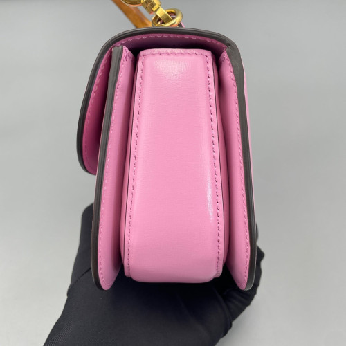 Gucci Bamboo Bamboo 1947 Mini Calfskin Pink