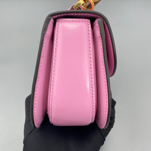 Gucci Bamboo Bamboo 1947 Mini Calfskin Pink