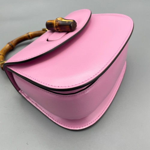 Gucci Bamboo Bamboo 1947 Mini Calfskin Pink