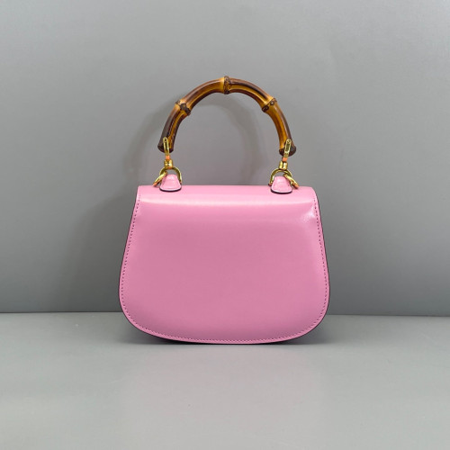 Gucci Bamboo Bamboo 1947 Mini Calfskin Pink