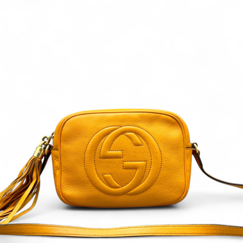 Gucci Tassel Camera Case Calfskin Orange Gucci Tassel Camera Case Calfskin Orange
