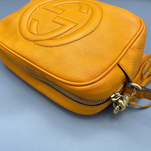 Gucci Tassel Camera Case Calfskin Orange Gucci Tassel Camera Case Calfskin Orange