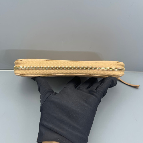Gucci Zip Around Wallet Guccissima Nude Pink
