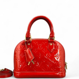 Louis Vuitton Alma BB Vernis Red