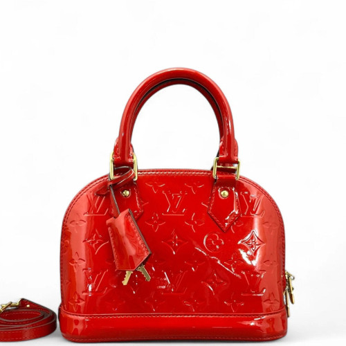 Louis Vuitton Alma BB Vernis Red