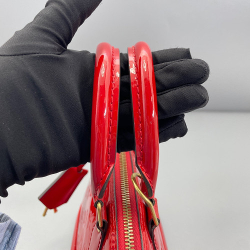 Louis Vuitton Alma BB Vernis Red