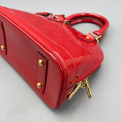Louis Vuitton Alma BB Vernis Red