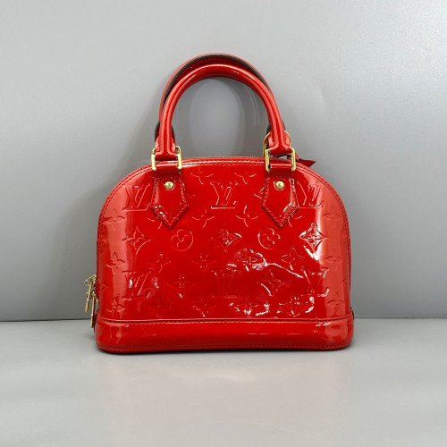Louis Vuitton Alma BB Vernis Red