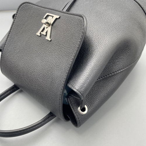Louis Vuitton Lockme Backpack PM Calfskin Black