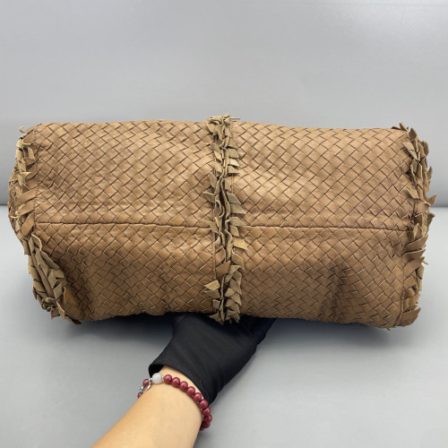 Bottega Veneta Tote Bag Lambskin Intrecciato Nappa Brown