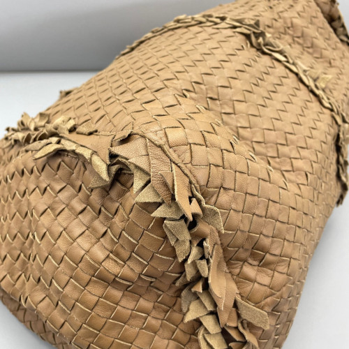 Bottega Veneta Tote Bag Lambskin Intrecciato Nappa Brown