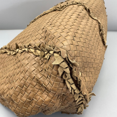 Bottega Veneta Tote Bag Lambskin Intrecciato Nappa Brown