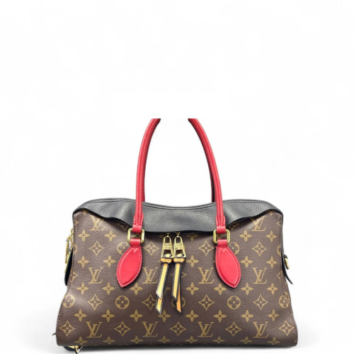 Louis Vuitton Tuileries Monogram Brown Black Red