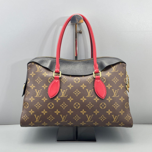 Louis Vuitton Tuileries Monogram Brown Black Red
