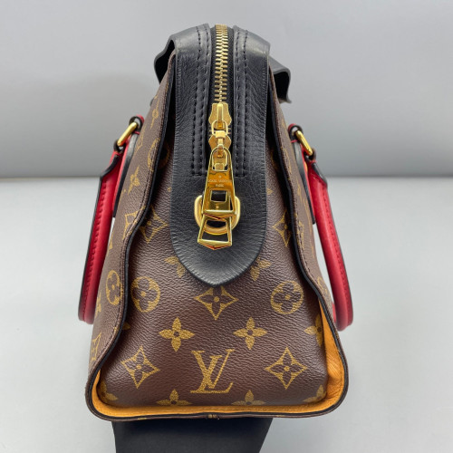 Louis Vuitton Tuileries Monogram Brown Black Red