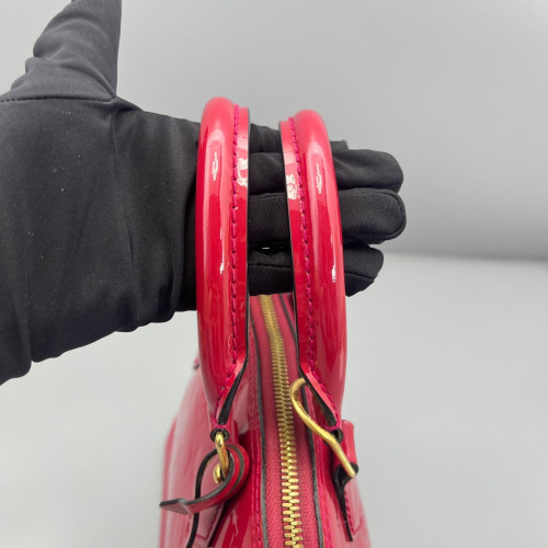 Louis Vuitton Alma BB Vernis Red