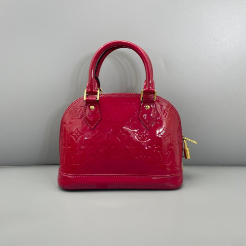 Louis Vuitton Alma BB Vernis Red
