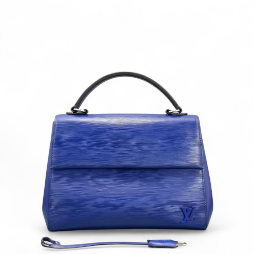 Louis Vuitton Cluny Mm Epi Blue Louis Vuitton Cluny Mm Epi Blue