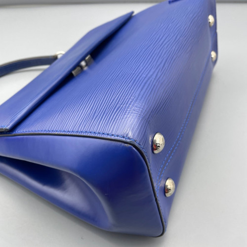 Louis Vuitton Cluny Mm Epi Blue Louis Vuitton Cluny Mm Epi Blue