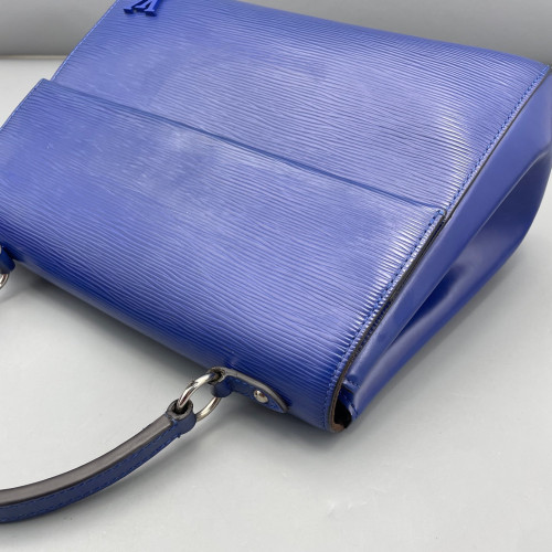 Louis Vuitton Cluny Mm Epi Blue Louis Vuitton Cluny Mm Epi Blue