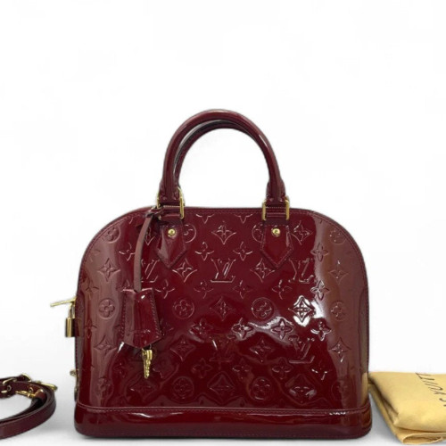Louis Vuitton Alma PM Vernis Burgundy