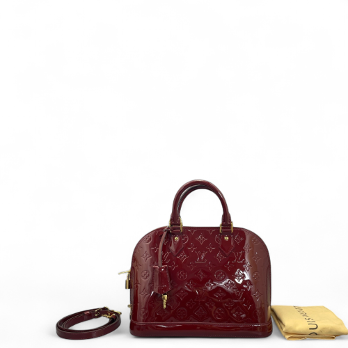 Louis Vuitton Alma PM Vernis Burgundy
