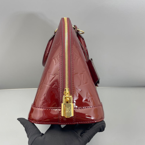 Louis Vuitton Alma PM Vernis Burgundy