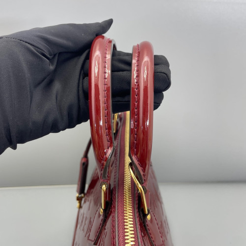 Louis Vuitton Alma PM Vernis Burgundy