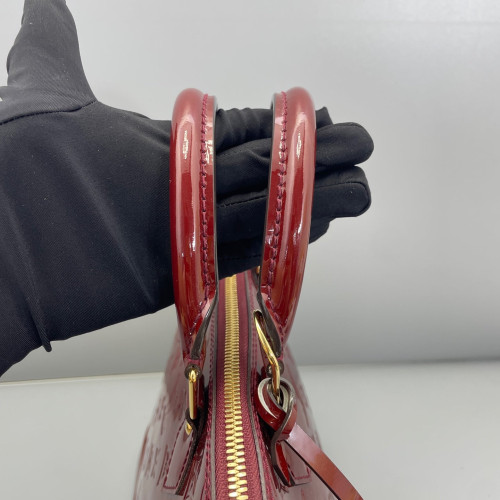 Louis Vuitton Alma PM Vernis Burgundy