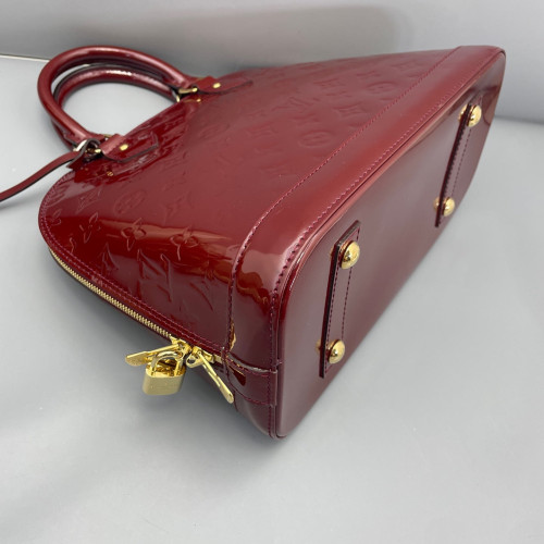 Louis Vuitton Alma PM Vernis Burgundy