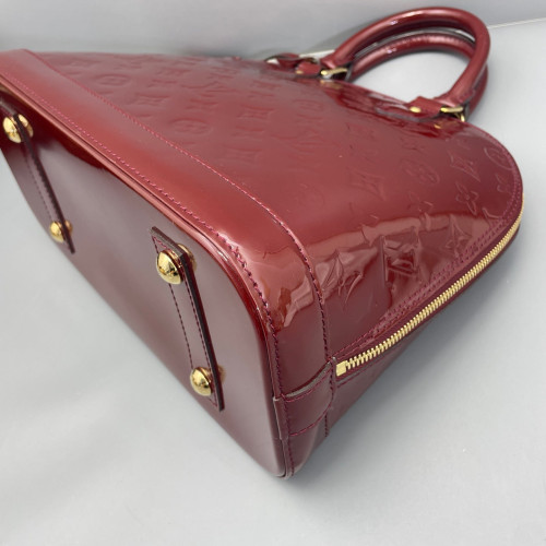 Louis Vuitton Alma PM Vernis Burgundy