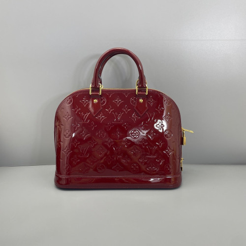 Louis Vuitton Alma PM Vernis Burgundy