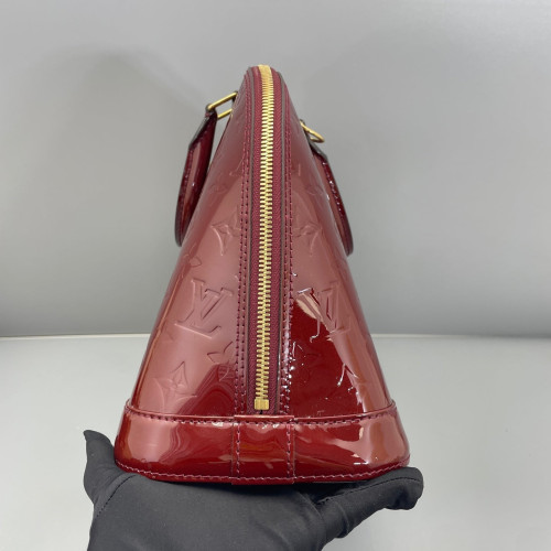 Louis Vuitton Alma PM Vernis Burgundy
