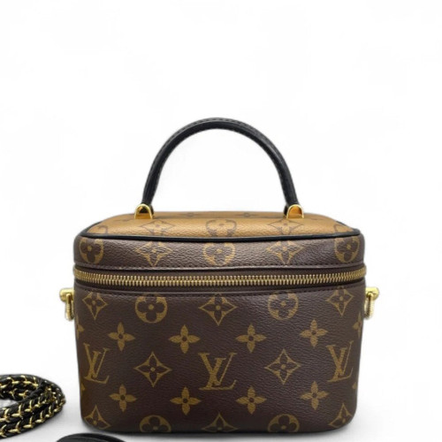 Louis Vuitton Vanity PM Reverse Monogram Brown Black