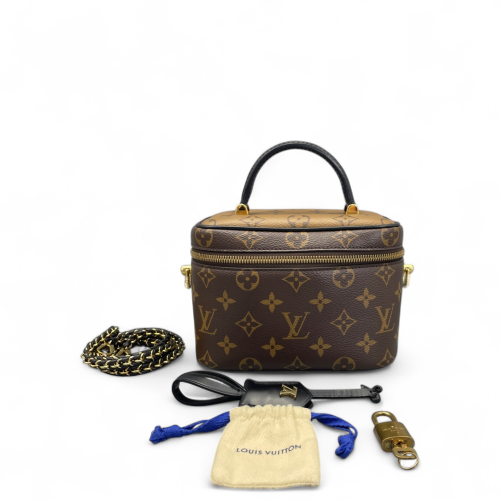 Louis Vuitton Vanity PM Reverse Monogram Brown Black