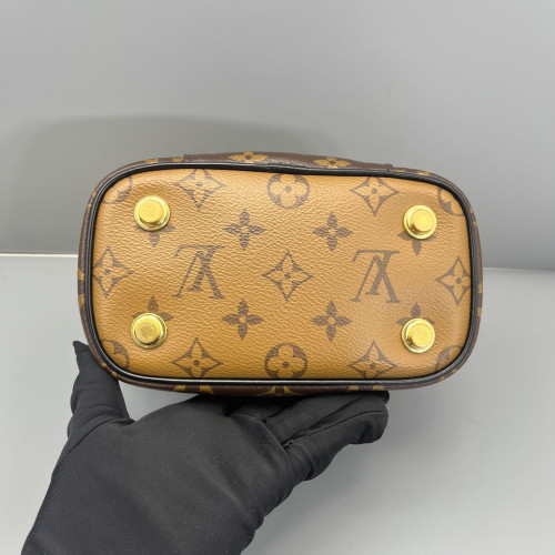 Louis Vuitton Vanity PM Reverse Monogram Brown Black