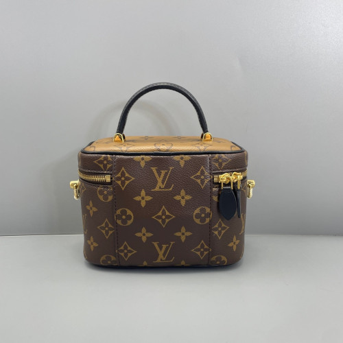 Louis Vuitton Vanity PM Reverse Monogram Brown Black