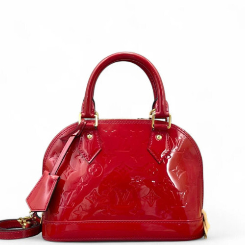 Louis Vuitton Alma BB Vernis Red
