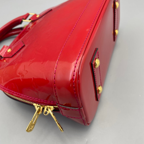 Louis Vuitton Alma BB Vernis Red