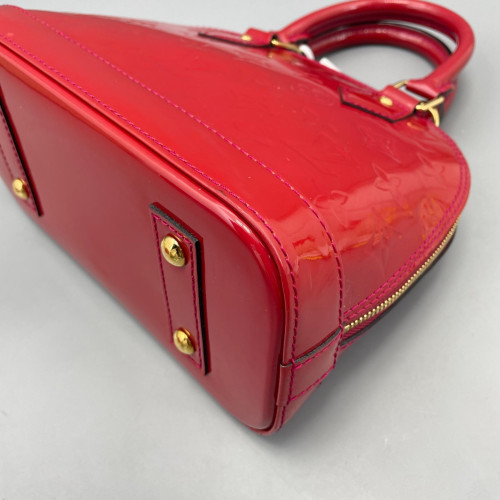 Louis Vuitton Alma BB Vernis Red