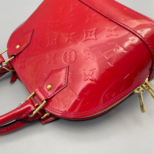 Louis Vuitton Alma BB Vernis Red