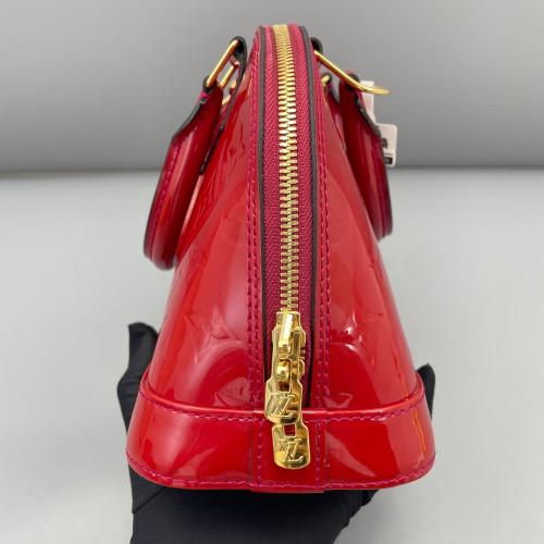 Louis Vuitton Alma BB Vernis Red
