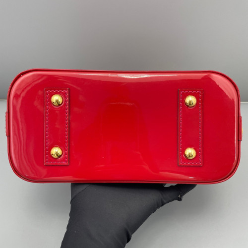 Louis Vuitton Alma BB Vernis Red